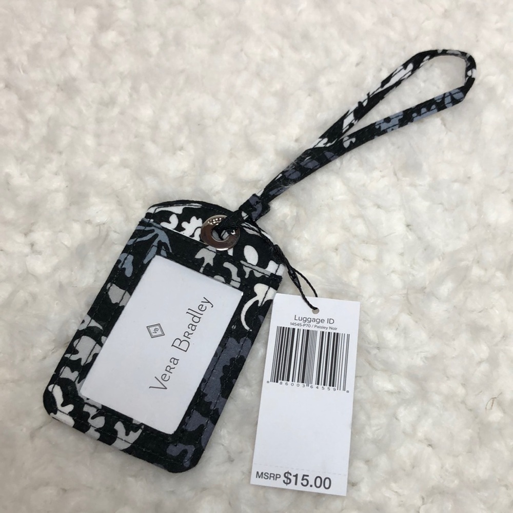 Vera Bradley luggage tag ID NWT